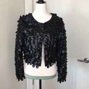 Silk and Leather Jacket